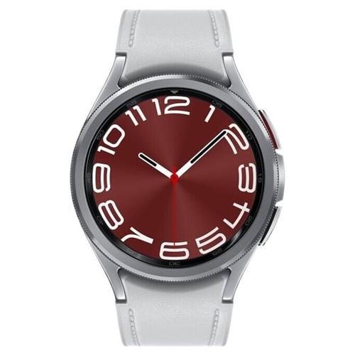 Samsung Samsung Galaxy Watch6 Classic Bluetooth 43mm Silver Hybrid Eco-Leather Band Silver S/M
