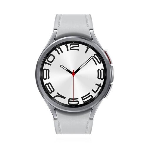 Samsung Galaxy Watch6 Classic Bluetooth 47mm Silver Hybrid Eco-Leather Band Silver M/L