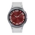 Samsung Galaxy Watch6 Classic Bluetooth+4G 43mm Silver Hybrid Eco-Leather Band Silver S/M
