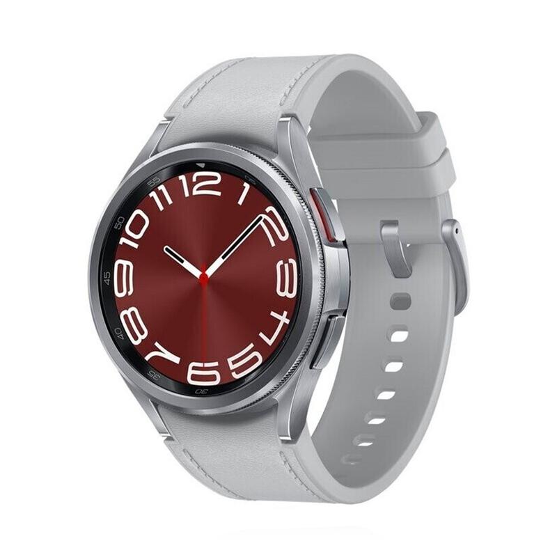Samsung Galaxy Watch6 Classic Bluetooth+4G 43mm Silver Hybrid Eco-Leather Band Silver S/M