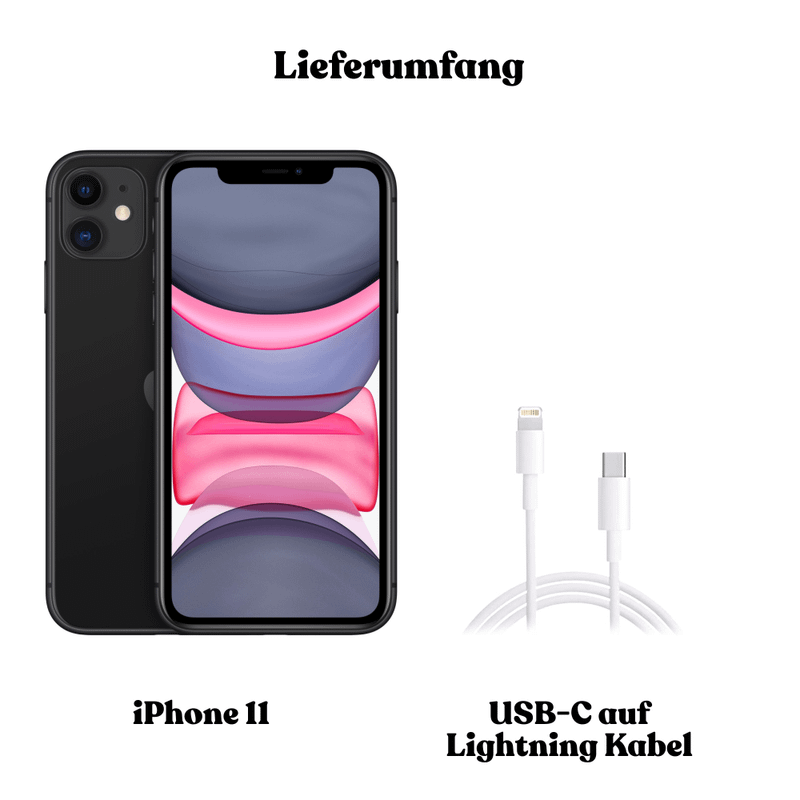 Apple iPhone 11 256GB Schwarz