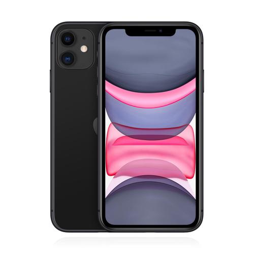 iPhone 11 64GB Schwarz mit USB-C auf Lightning-Datenkabel