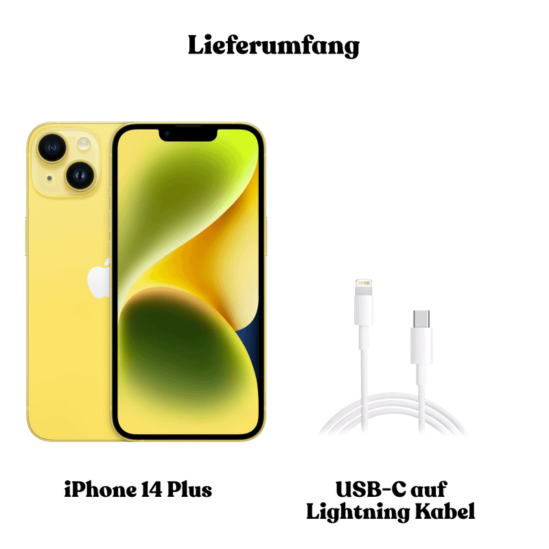 Apple iPhone 14 Plus 128GB Gelb
