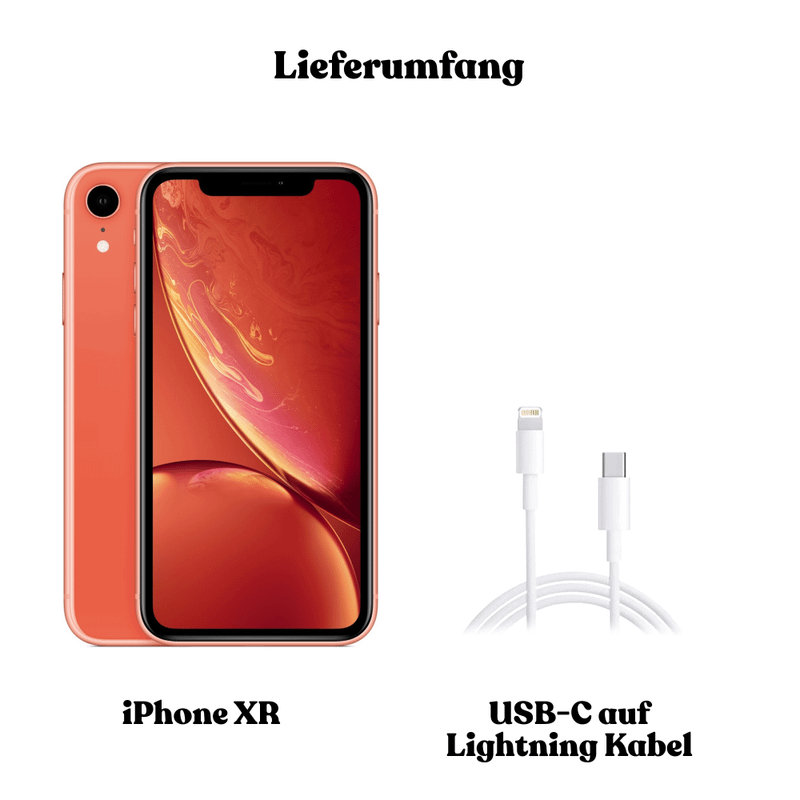 Apple iPhone XR 256GB Koralle