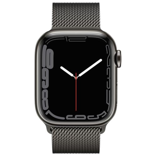 Apple Apple WATCH Series 7 41mm GPS+Cellular Edelstahl Graphit Milanaisearmband Graphit