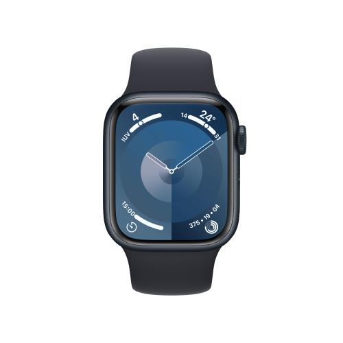 Apple WATCH Series 9 41mm GPS Aluminiumgehäuse Mitternacht Sportarmband Mitternacht M/L