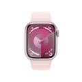 Apple WATCH Series 9 41mm GPS Aluminiumgehäuse Rosé Sportarmband Hellrosa S/M