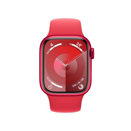 Apple WATCH Series 9 41mm GPS+Cellular Aluminiumgehäuse (PRODUCT)RED Sportarmband Rot M/L