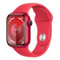 Apple Watch Series 9 41mm GPS+Cellular Aluminium (PRODUCT)RED Sportarmband Rot S/M
