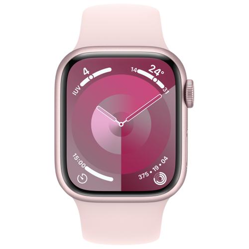 Apple Apple WATCH Series 9 41mm GPS+Cellular Aluminiumgehäuse Rosé Sportarmband Hellrosa M/L