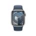 WATCH Series 9 41mm GPS+Cellular Aluminiumgehäuse Silber Sportarmband Sturmblau S/M