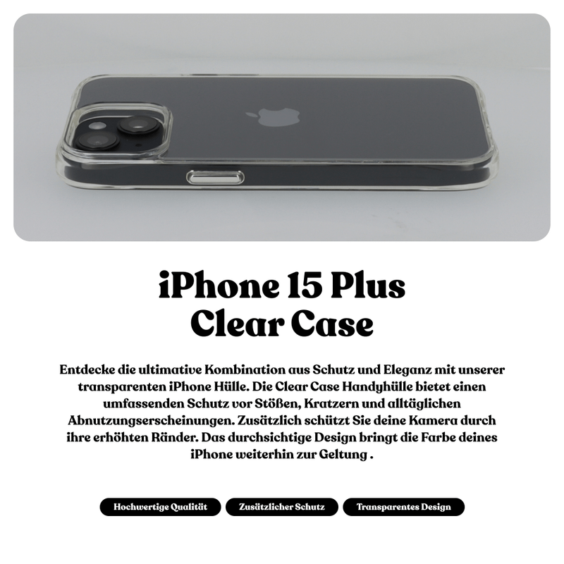 Universal Clear Case | iPhone 15 Plus