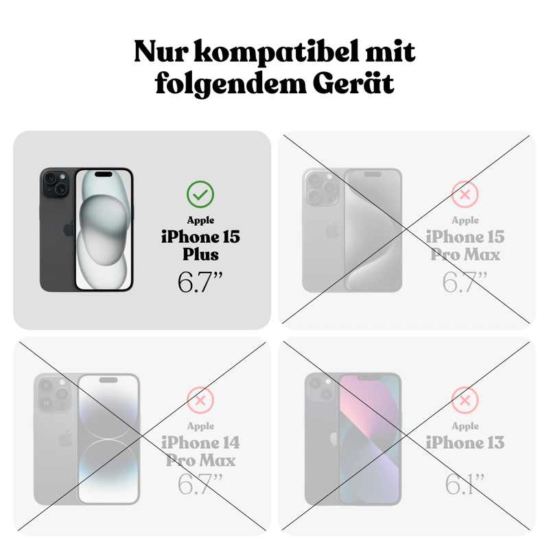 Universal Clear Case mit MagSafe | iPhone 15 Plus