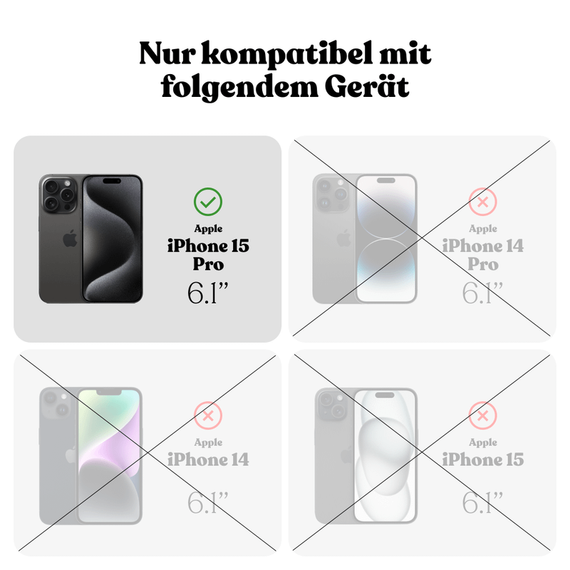 Universal Clear Case mit MagSafe | iPhone 15 Pro