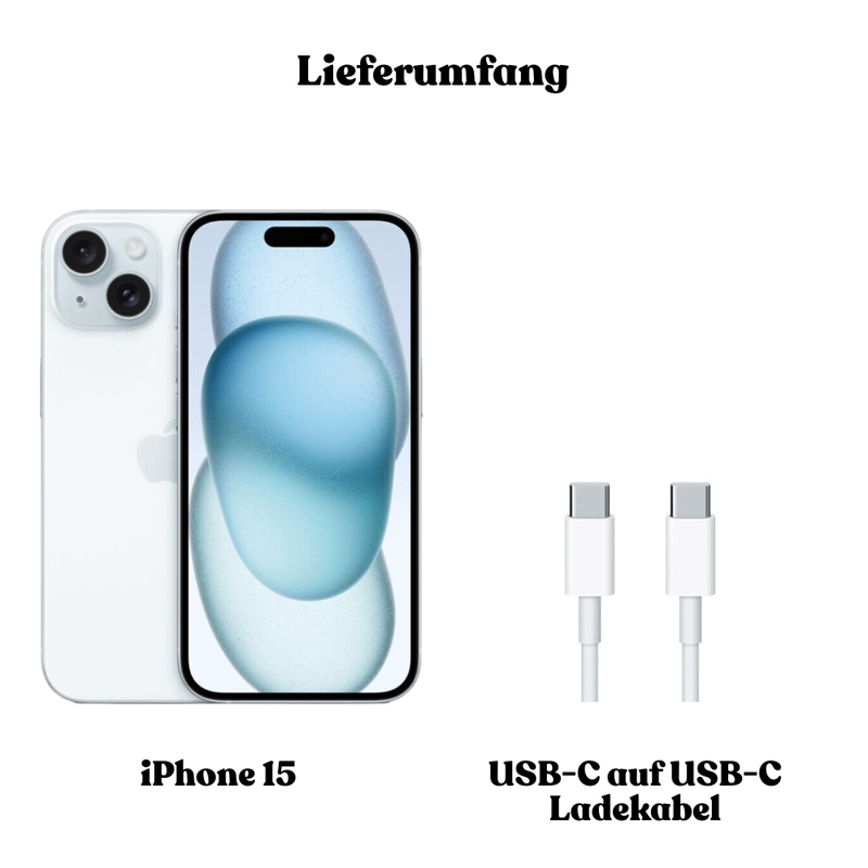 Apple iPhone 15 128GB Blau kaufen | Clevertronic