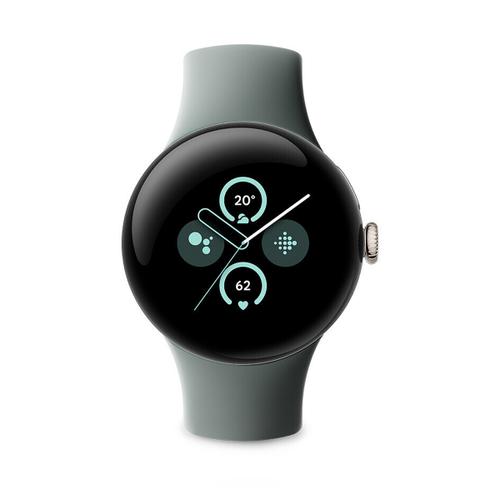 Google Pixel Watch 2 Bluetooth Champagne Gold Sportarmband in Hazel verkaufen