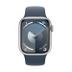 WATCH Series 9 41mm GPS Aluminiumgehäuse Silber Sportarmband Sturmblau S/M