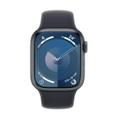 Apple Watch Series 9 45mm GPS Aluminium Mitternacht Sportarmband Mitternacht S/M