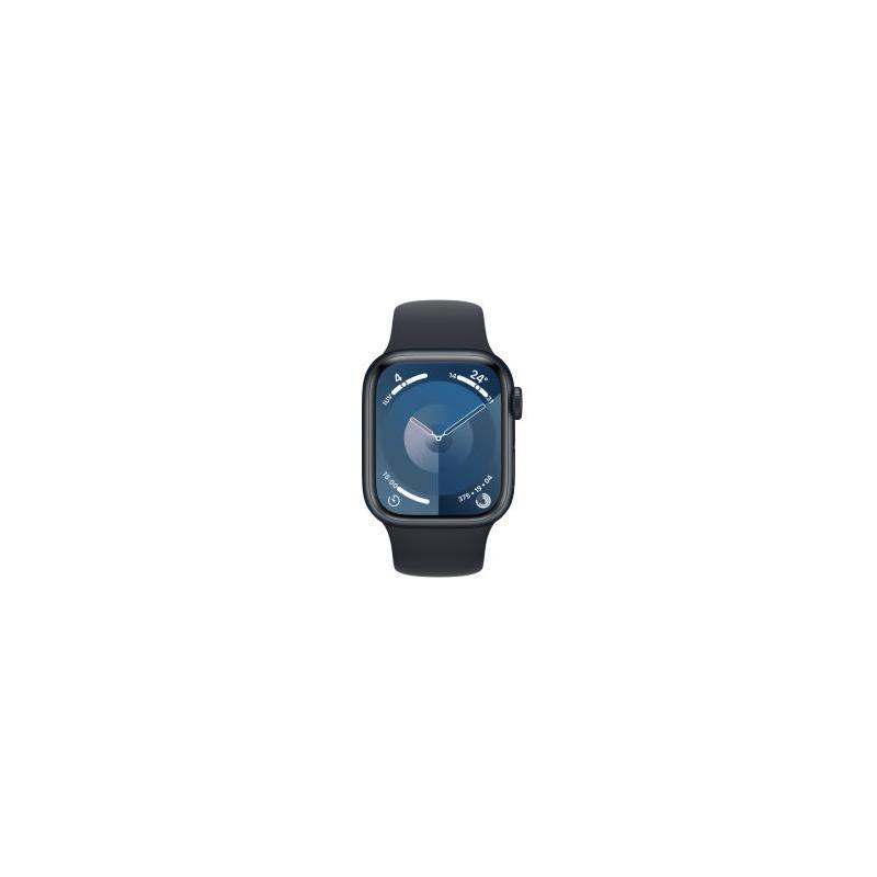 Apple WATCH Series 9 45mm GPS Aluminiumgehäuse Mitternacht Sportarmband Mitternacht S/M