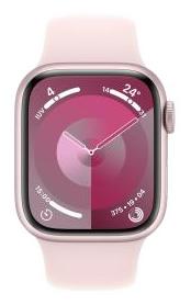 Apple Apple WATCH Series 9 45mm GPS Aluminiumgehäuse Rosé Sportarmband Hellrosa M/L