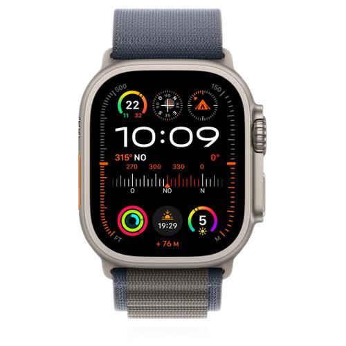 Apple Apple WATCH Ultra 2 49mm GPS+Cellular Titangehäuse Alpine Loop Blau M