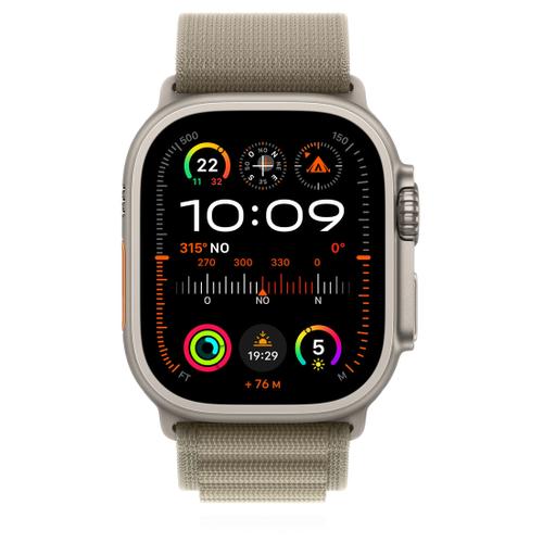 Apple Apple WATCH Ultra 2 49mm GPS+Cellular Titangehäuse Alpine Loop Oliv M