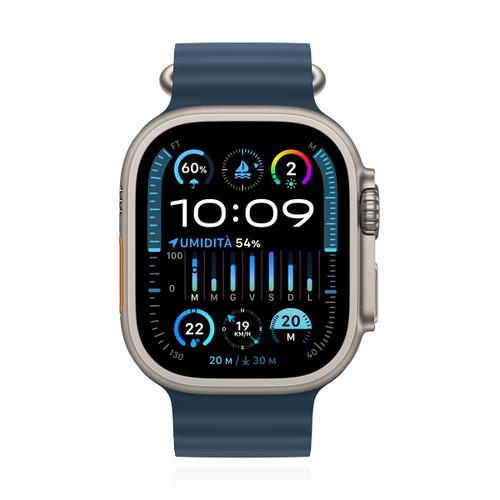 Apple WATCH Ultra 2 49mm GPS+Cellular Titangehäuse Ocean Armband Blau