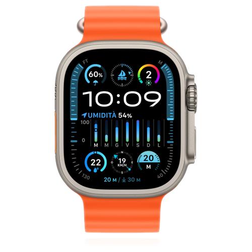 Apple Apple WATCH Ultra 2 49mm GPS+Cellular Titangehäuse Ocean Armband Orange
