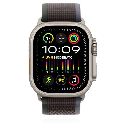 Apple Apple WATCH Ultra 2 49mm GPS+Cellular Titangehäuse Trail Loop Blau/Schwarz S/M