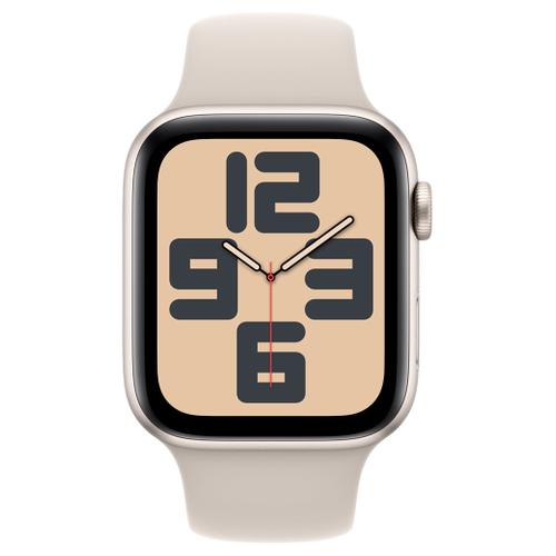 Apple Apple WATCH SE (2023) 44mm GPS+Cellular Aluminiumgehäuse Polarstern Sportarmband Polarstern M/L