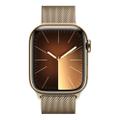 Apple WATCH Series 9 41mm GPS+Cellular Edelstahlgehäuse Gold Milanaisearmband Gold