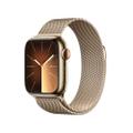 Apple WATCH Series 9 41mm GPS+Cellular Edelstahlgehäuse Gold Milanaisearmband Gold