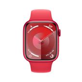 Apple WATCH Series 9 45mm GPS Aluminiumgehäuse (PRODUCT)RED Sportarmband Rot S/M