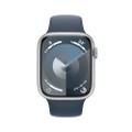 Apple WATCH Series 9 45mm GPS+Cellular Aluminiumgehäuse Silber Sportarmband Sturmblau S/M