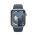 WATCH Series 9 45mm GPS+Cellular Aluminiumgehäuse Silber Sportarmband Sturmblau S/M