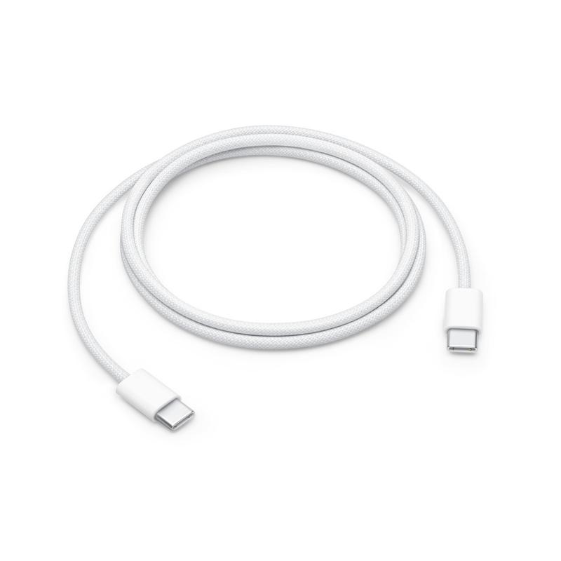 Universal Ladekabel USB-C auf USB-C Weiß (Stoff)