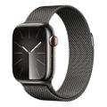 Apple WATCH Series 9 41mm GPS+Cellular Edelstahlgehäuse Graphit Milanaisearmband Graphit