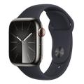 Apple WATCH Series 9 41mm GPS+Cellular Edelstahlgehäuse Graphit Sportarmband Mitternacht M/L