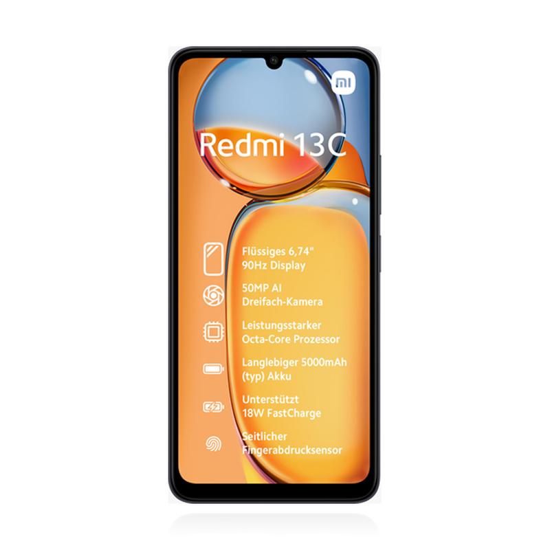 Xiaomi Redmi 13C 4GB RAM 128GB Midnight Black