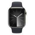 Apple WATCH Series 9 45mm GPS+Cellular Edelstahlgehäuse Graphit Sportarmband Mitternacht M/L