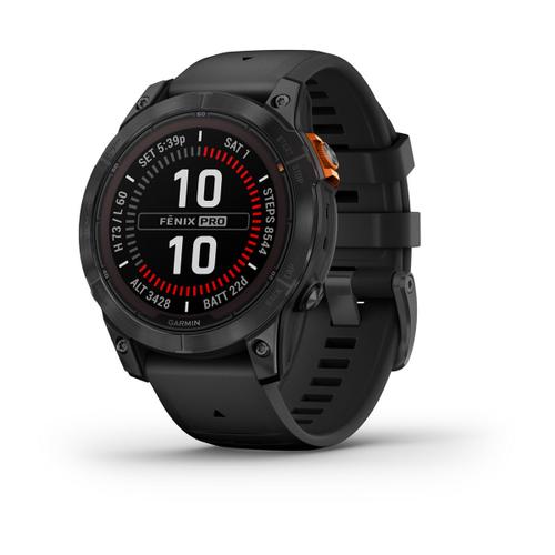 Garmin Garmin Fenix 7 Pro Solar Schiefergrau  Schwarz 