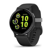 Garmin Vivoactive 5 Schwarz/Schiefergrau Silikonarmband