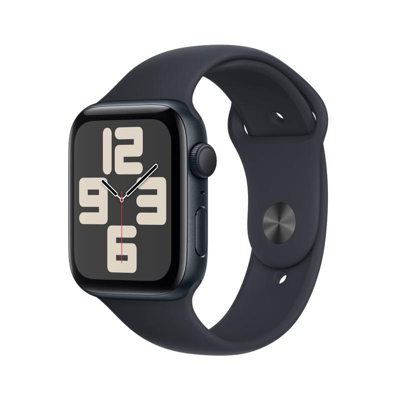 Apple WATCH SE (2023) 44mm GPS Aluminiumgehäuse Mitternacht Sportarmband Mitternacht M/L