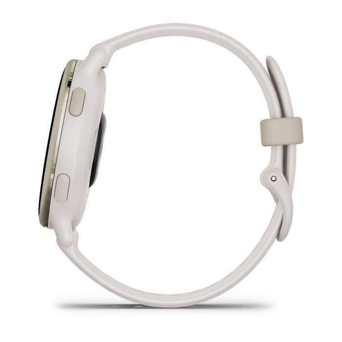 Garmin Vivoactive 5 Elfenbein/Cremegold Silikonarmband