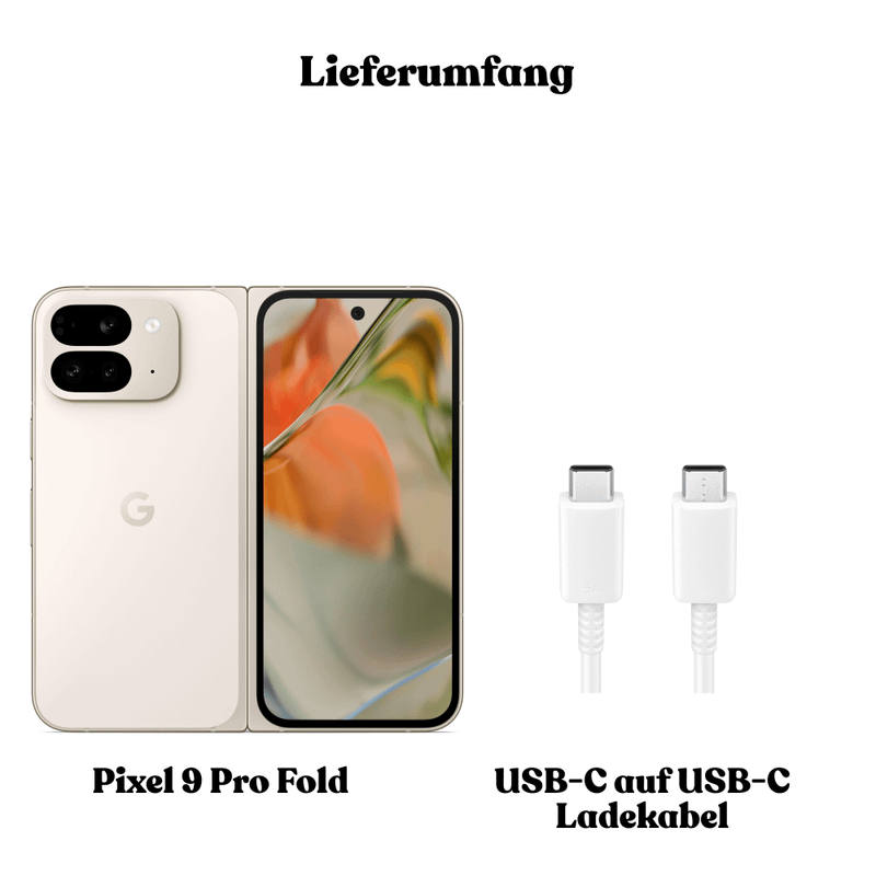 Google Pixel 9 Pro Fold 512GB Porcelain kaufen | Clevertronic Google Pixel 9 Pro Fold 512GB Porcelain kaufen | Clevertronic