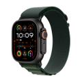 Apple WATCH Ultra 2 49mm GPS+Cellular Titangehäuse Schwarz Alpine Loop Dunkelgrün M