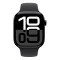 Apple Watch Series 10 46mm GPS Aluminium Diamantschwarz Sportarmband Schwarz M/L