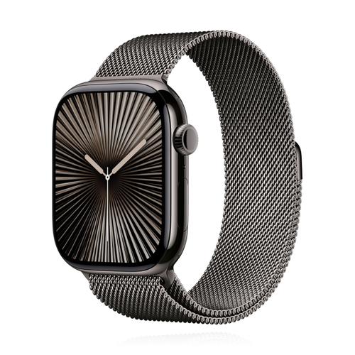 Apple Apple Watch Series 10 46mm GPS+Cellular Titangehäuse Schiefer Milanaisearmband Schiefer M/L