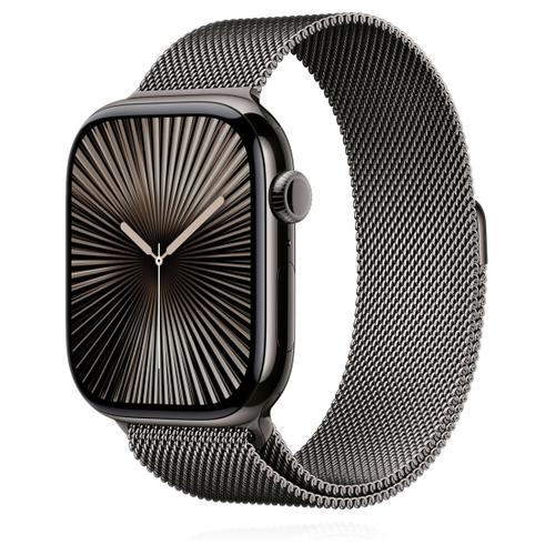 Apple Apple Watch Series 10 46mm GPS+Cellular Titangehäuse Schiefer Milanaisearmband Schiefer M/L