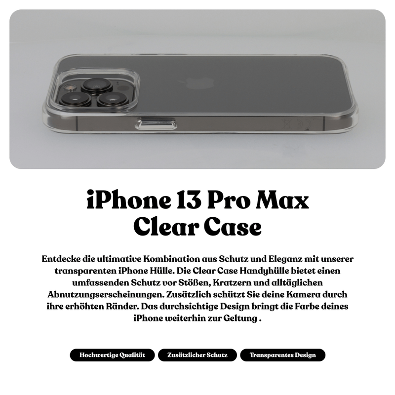 Universal Clear Case | iPhone 13 Pro Max